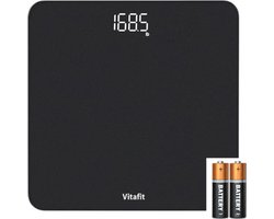 N.lux - Badkamer weegschaal - Personen weegschaal - Inclusief batterijen - Max 180 kg - Weegschaal met LED display