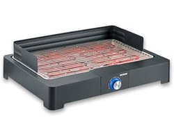 N.lux - Tafelgrill Elektrisch / Roestvrijstalen grillrooster / Snelle grillstart / BBQ / Easy clean