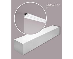 NMC F-box-10 NOMASTYL Noel Marquet 1 doos 10 stukken Kroonlijst modern design wit | 20 m