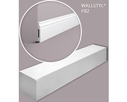 NMC FB2-box WALLSTYL Noel Marquet 1 doos 10 stukken Plint tijdeloos klassieke stijl wit | 20 m