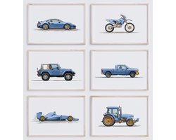 No Filter - Poster Jongens kinderkamer - Auto Posters - A4 (21x30 cm) - 250 grams papier - Kinderkamer decoratie