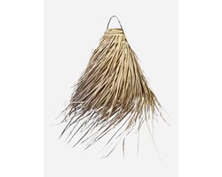 NOA MAY Hanglamp Fringe - raffia - handgemaakt in Marrakesh - Ø 33 x h 33 cm