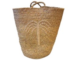 NOA MAY Mand Palm - naturel - zeegras - Ø 40 x h 50 cm
