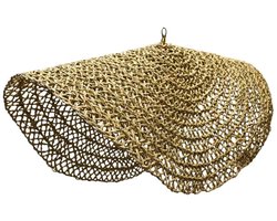 Noa May | Medina hanglamp | Naturel | Zeegras | Boho | Handgemaakt Marrakesh/Marokko | Ø 65 x h 30 cm