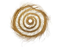 Noa May | Oasis Wanddecoratie | Naturel | Zeegras | Boho | Handgemaakt Marrakesh/Marokko | Ø 75 x h 10 cm