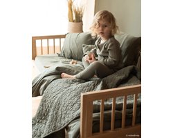 Nobodinoz Wabi Sabi Quilted Deken 100x135cm | Vetiver*