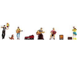 NOCH 15597 H0 Straatartiesten figuren Geverfd