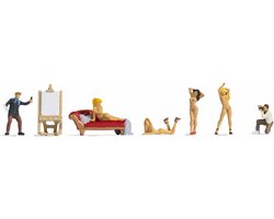 NOCH 15948 H0 Kunstenaars en naaktmodellen figuren Kant-en-klaar model