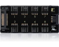 Noctua NA-FH1 - Fancontroller - 8x Fan - 1x S-ATA for 12V fans, 1x 4-pin PWM - Zwart