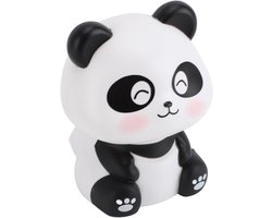 Nodding Panda Beeldje voor Thuis, Auto en Restaurant - Geluk Brengen en Rijkdom Aantrekken met Schattige Panda Sculptuur (Knipogende Ogen)
