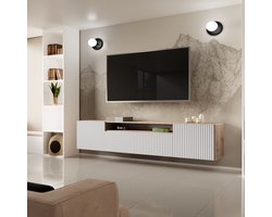 Noe hangend tv-meubel Artisan Oak + wit Arton