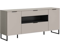 Noida dressoir kasjmier NB zwart NB - 41x185x80cm