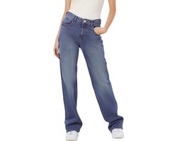Noisy May Dames Jeans Broeken NMYOLANDA comfort/relaxed Fit Blauw 31W / 34L Volwassenen