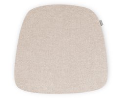 Nolon Fem Stoelkussen Beige - Voor Binnen - Zitkussen Eetkamer - Trapezium Vorm - met Antislip