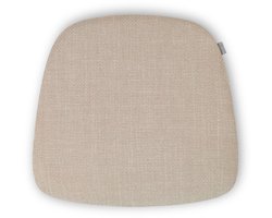 Nolon Fem Stoelkussen Beige - Voor Binnen - Zitkussen Eetkamer - Trapezium Vorm - met Antislip