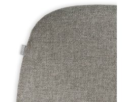 Nolon Fem Stoelkussen Donkergrijs - Voor Binnen - Zitkussen Eetkamer - Trapezium Vorm - met Antislip
