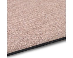 Nolon Fem Stoelkussen Dustyroze - Voor Binnen - Zitkussen Eetkamer - Trapezium Vorm - met Antislip