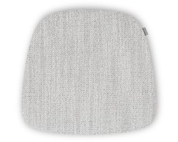 Nolon Fem Stoelkussen Grijs gemêleerd - Voor Binnen - Zitkussen Eetkamer - Trapezium Vorm - met Antislip