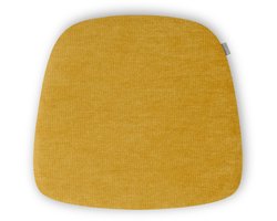 Nolon Fem Stoelkussen Warm oker - Voor Binnen - Zitkussen Eetkamer - Trapezium Vorm - met Antislip