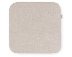 Nolon Jul Stoelkussen Beige - Vierkant - Voor Binnen - Zitkussen Eetkamer - met Antislip - 34 x 34 cm stoelkussens eetkamer