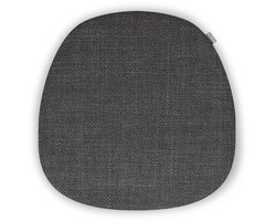 Nolon Jut Zitkussen voor Stoelen – Warm Antraciet – Comfortabel Stoelkussen met Antislip – Trapezium Vorm met Afgeronde Hoeken – Ideaal voor Binnen en Eetkamer