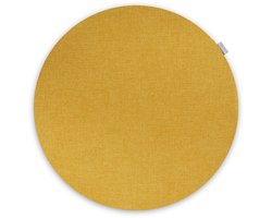 Nolon Lot Stoelkussen Okergeel - Rond - Voor Binnen - Zitkussen Eetkamer - met Antislip