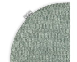 Nolon Lot Stoelkussen Zacht Groen - Rond - Voor Binnen - Zitkussen Eetkamer - met Antislip