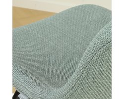 Nolon Nino-Mats barkruk saliegroen - zwart onderstel - 75 cm