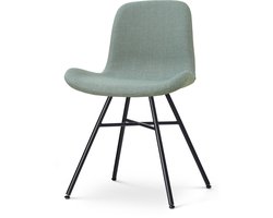 Nolon Noa-Fé Eetkamerstoel saliegroen - zwart onderstel