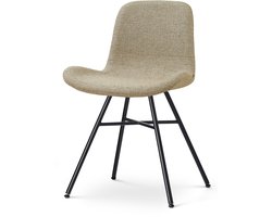 Nolon Noa-Fé Eetkamerstoel taupe melange - zwart onderstel