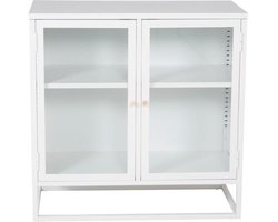 Noma vitrinekast - 85 x 85 cm - wit