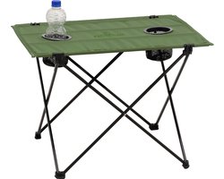 NOMAD® Amosen Campingtafel Premium | Groen | Inklapbaar & Lichtgewicht & Sterk | Bekerhouders | Camping Tafel Opvouwbaar