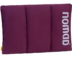 NOMAD® Wollip Vulbaar Reiskussen | Oudroze | Vakantie Hotel Camping Kussen | Stevigheid Aanpasbaar | Kampeerkussen Incl Hoes