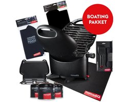 nomadiQ BOATING barbecue pakket - de ultieme gas barbecue inclusief accessoires voor op de boot