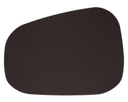 NOOBLU Bureau onderlegger PEBL - Senso Chocolate brown - Kingsize 82 x 62 cm