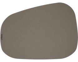 NOOBLU Bureau onderlegger PEBL - Senso Clay grey - Kingsize 82 x 62 cm