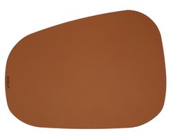 NOOBLU Bureau onderlegger PEBL - Senso Cognac - Kingsize 82 x 62 cm