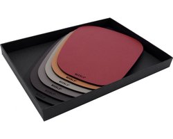 NOOBLU Gift set PEBL onderzetters - Multicolour set van 6 - Multicolour