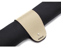 NOOBLU PEBL servetringen - Kleur: Champagne, Aantal: set van 8