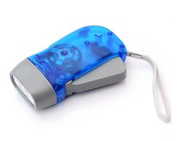 Noodzaklamp met handzwengel - zaklamp - verlichting buiten - Campingzaklamp - Noodzaklamp voor in de auto - Drievoudige LED-lamp