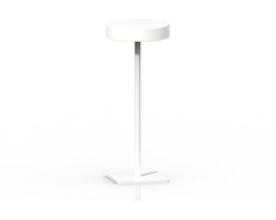 Nook - Oplaadbare tafellamp - Wit - Draadloos - LED & 3 lichtstanden - Bureaulamp of nachtlampje