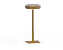 Nook - Stijlvolle Tafellamp - Brons - Draadloos - Oplaadbaar