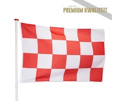Noord Brabantse Vlag Noord Brabant 40x60cm - Kwaliteitsvlag - Geschikt voor buiten