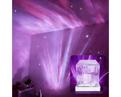 Noorderlicht Projector - Met 18 Kleuren en Afstandsbediening - Sterrenprojector en Nachtlamp voor Slaapkamer - Cadeau voor Vrouwen en Tieners - Trendy Slaapkamerdecoratie