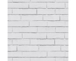 Noordwand - Behang - Good - Vibes - Brick - Wall - grijs