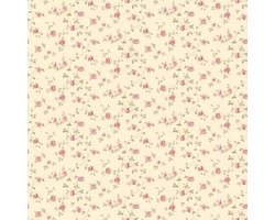 Noordwand Miniatures 2 Behang G67888 Kleine Rode Bloemetjes – Fijn Bloemen Behang – Landelijke Stijl – Rood