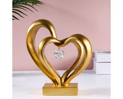 Noorse Stijl Hartgebaar Beeldhouwwerk – Abstract Resin Hand Liefde Standbeeld, Perfect voor Bruiloften, Woonkamer en Bureau