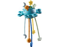 NOOVI® Baby Speelgoed 6 maanden - Montessori UFO - Badspeelgoed - Sensorisch - Blauw