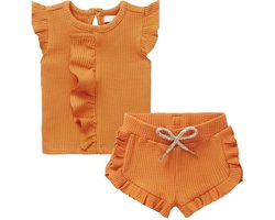 Noppies baby setje: Shirt Merial en Short Merfy Sunflower maat 62