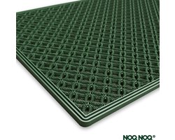 NOQNOQ - deurmat - buitenmat | Antislip | Groen | 39x69 cm | 100% recycleerbaar - 30% gerecycleerd materiaal